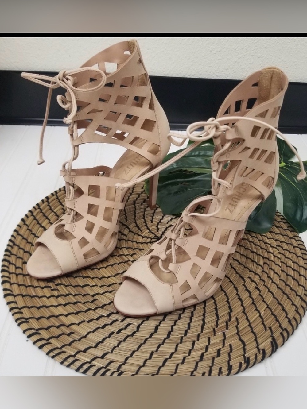 NEW Schutz Caged Sandal stiletto Heel